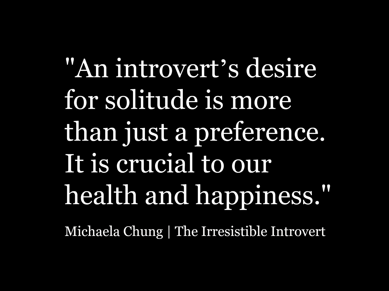 introvert saying